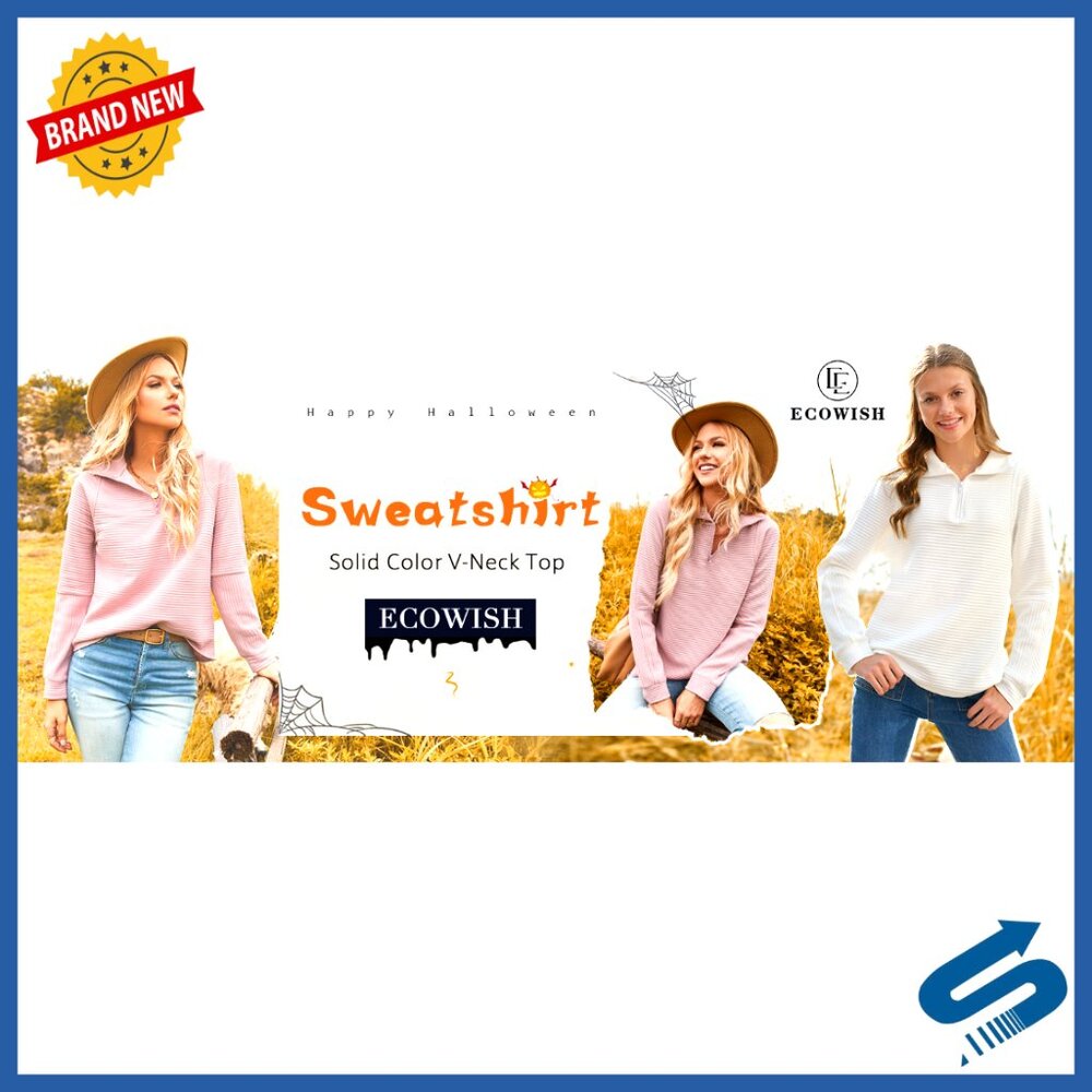 Oversized Quarter Zip Pullover, Lightweight Quilt… - image 7